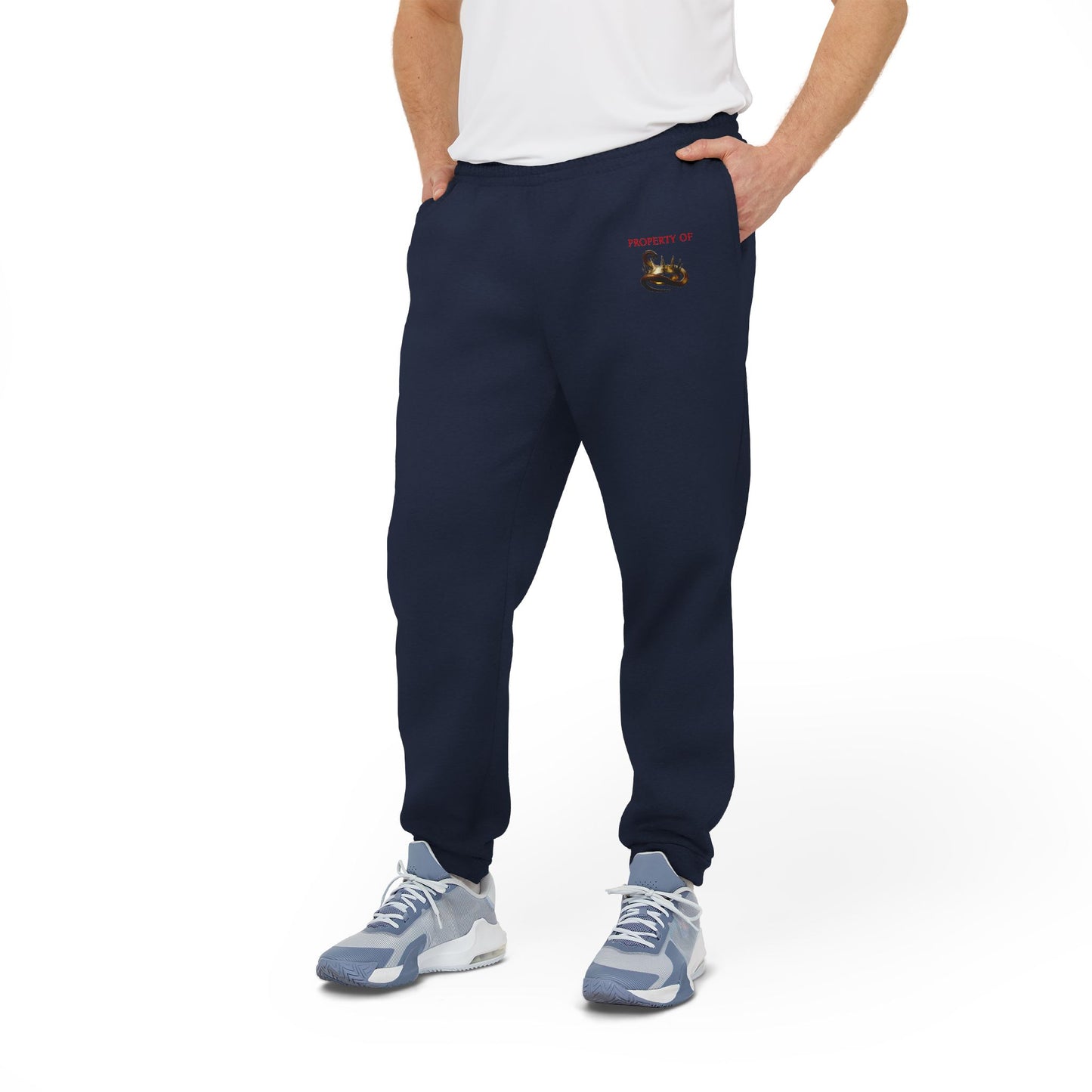 Property of the Kings Fleece Joggers -- Adidas, up to size 4XL!