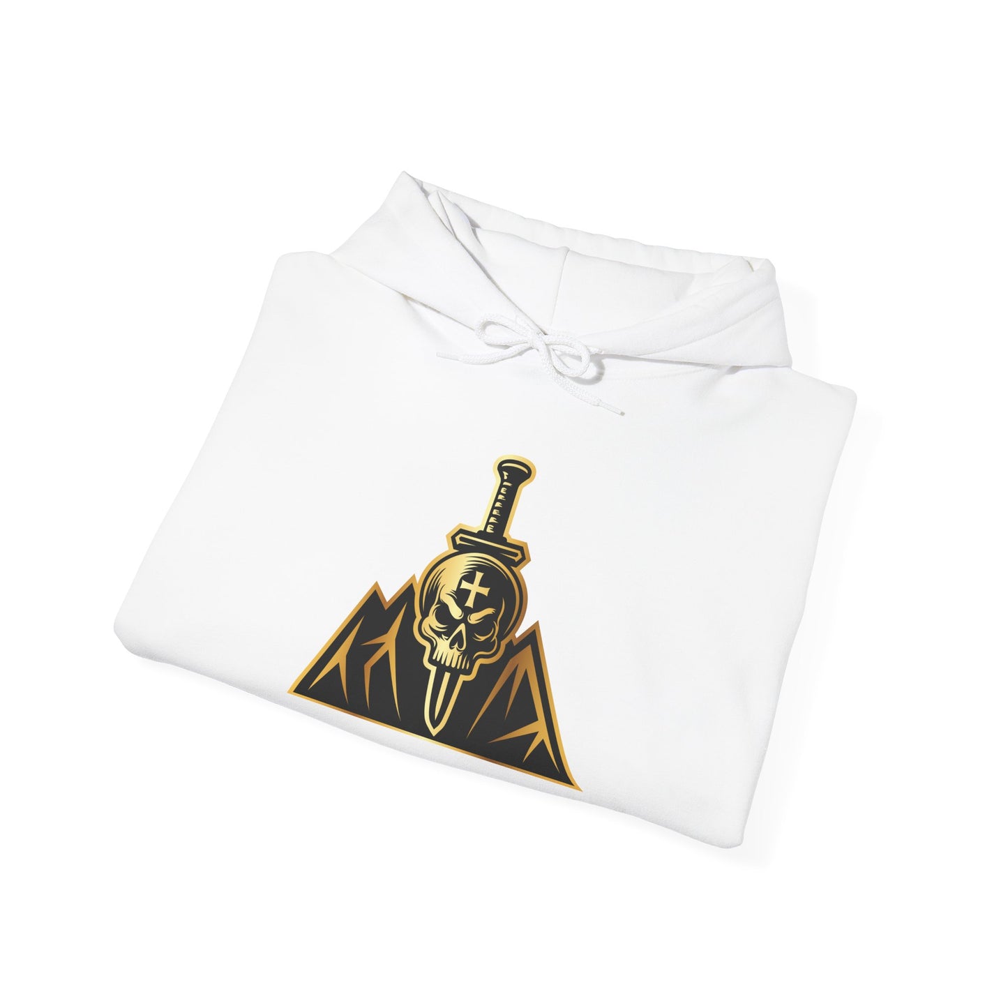 Bastards Hoodie - Logo Center Heavy Blend Sweatshirt for Men and Women