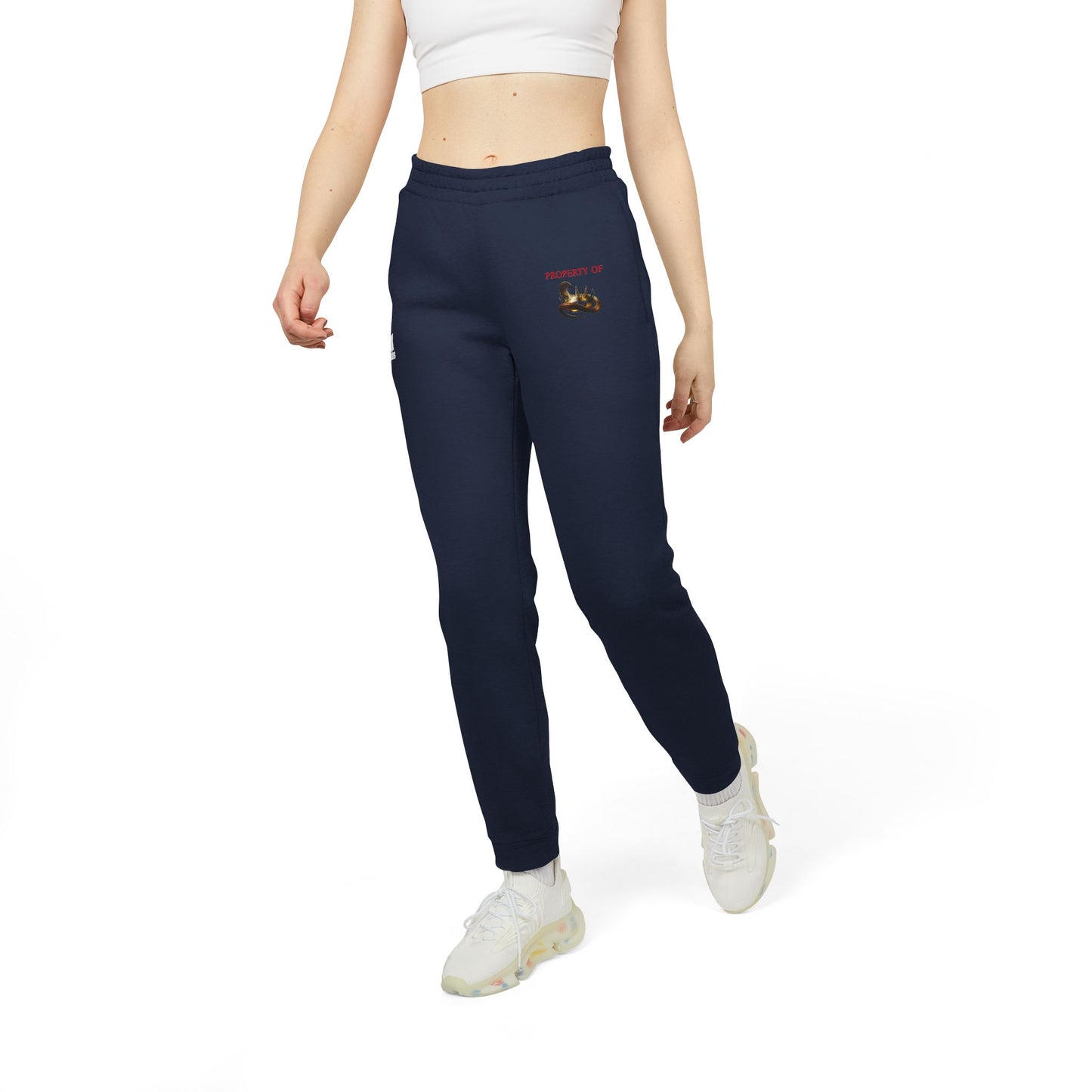 Property of the Kings Fleece Joggers -- Adidas, up to size 4XL!