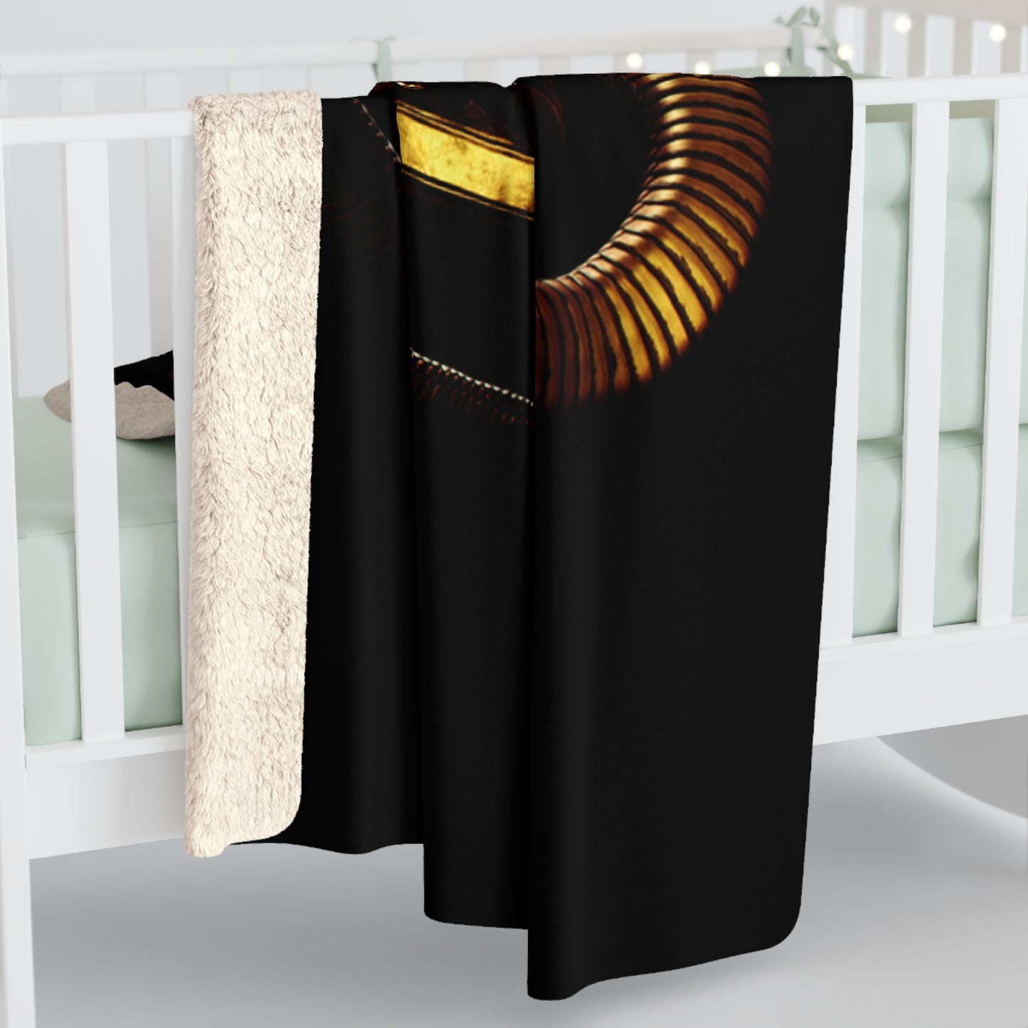 Kings Sherpa Fleece Blanket - Black
