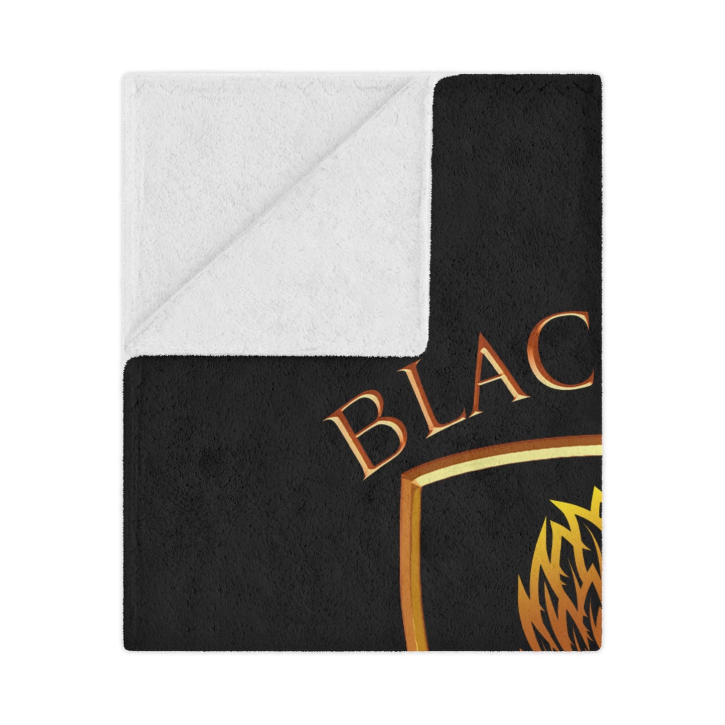 Blackwell Hawks Minky Blanket - Black