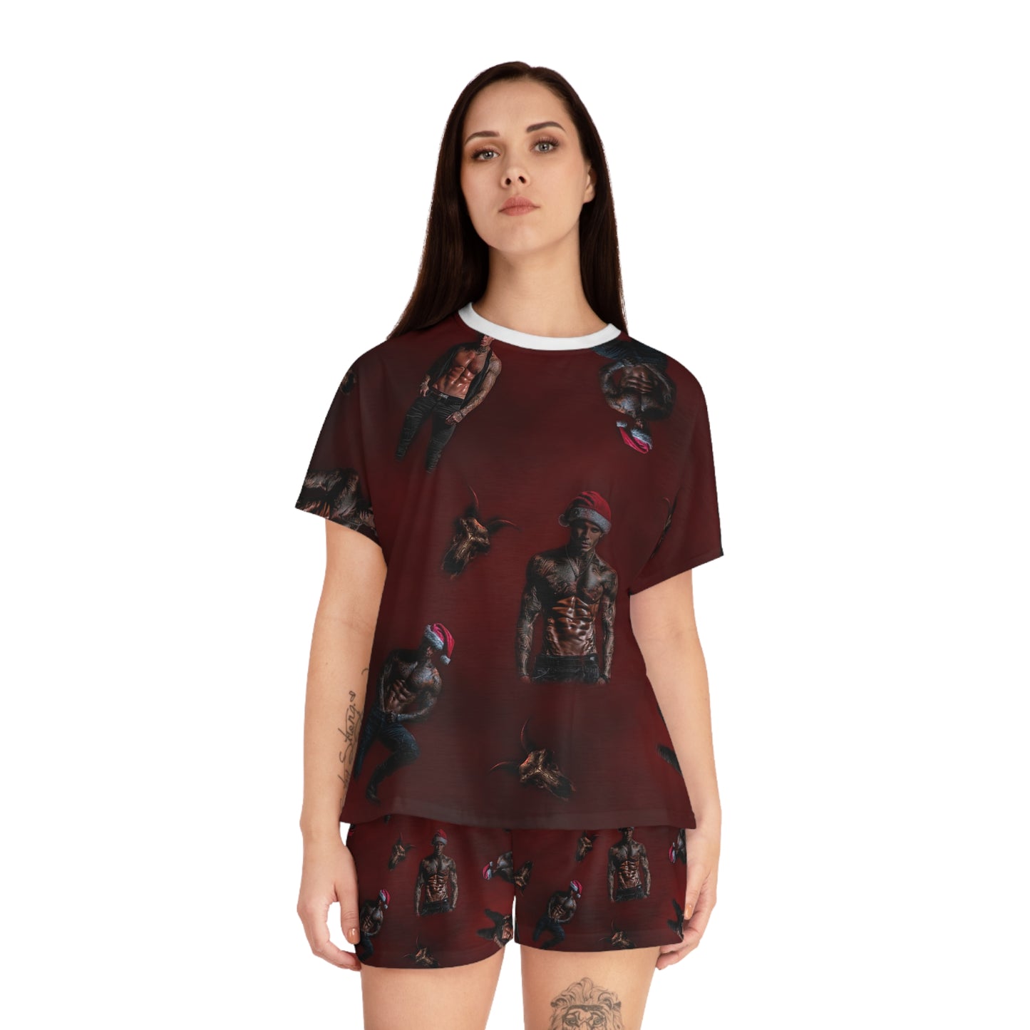 Santa Butchers Women's Short Pajama Set