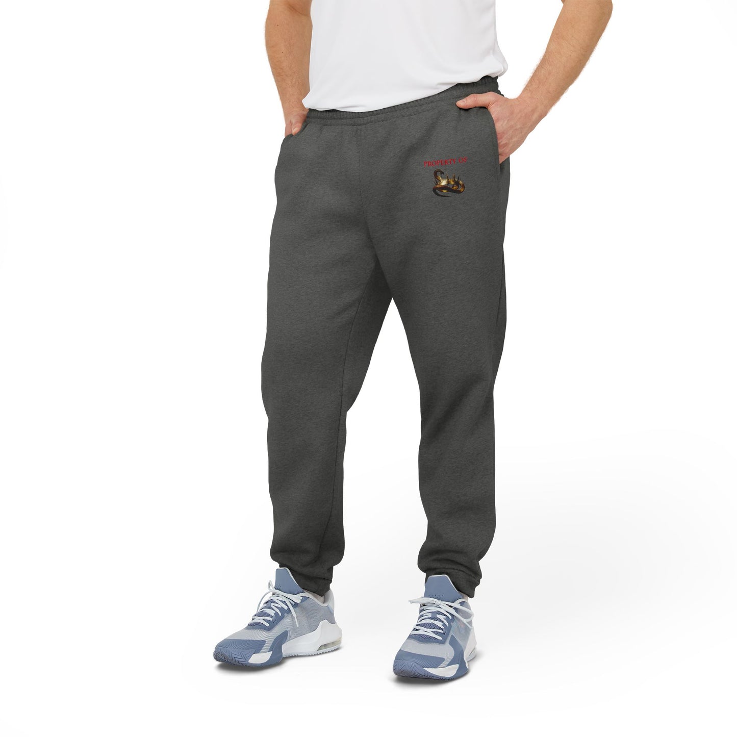 Property of the Kings Fleece Joggers -- Adidas, up to size 4XL!