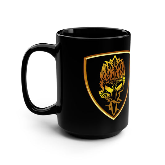 Blackwell Hawks Black Ceramic Mug, 15oz