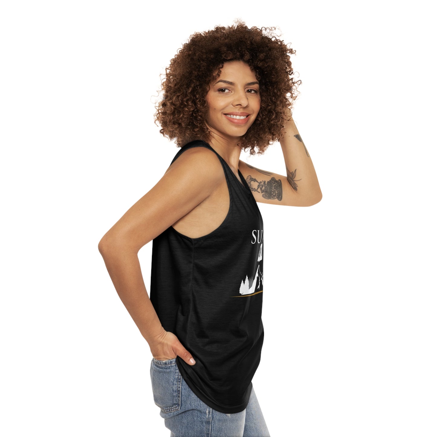 Black Unisex Summer Sh*t Tank Top - up to size 4XL!