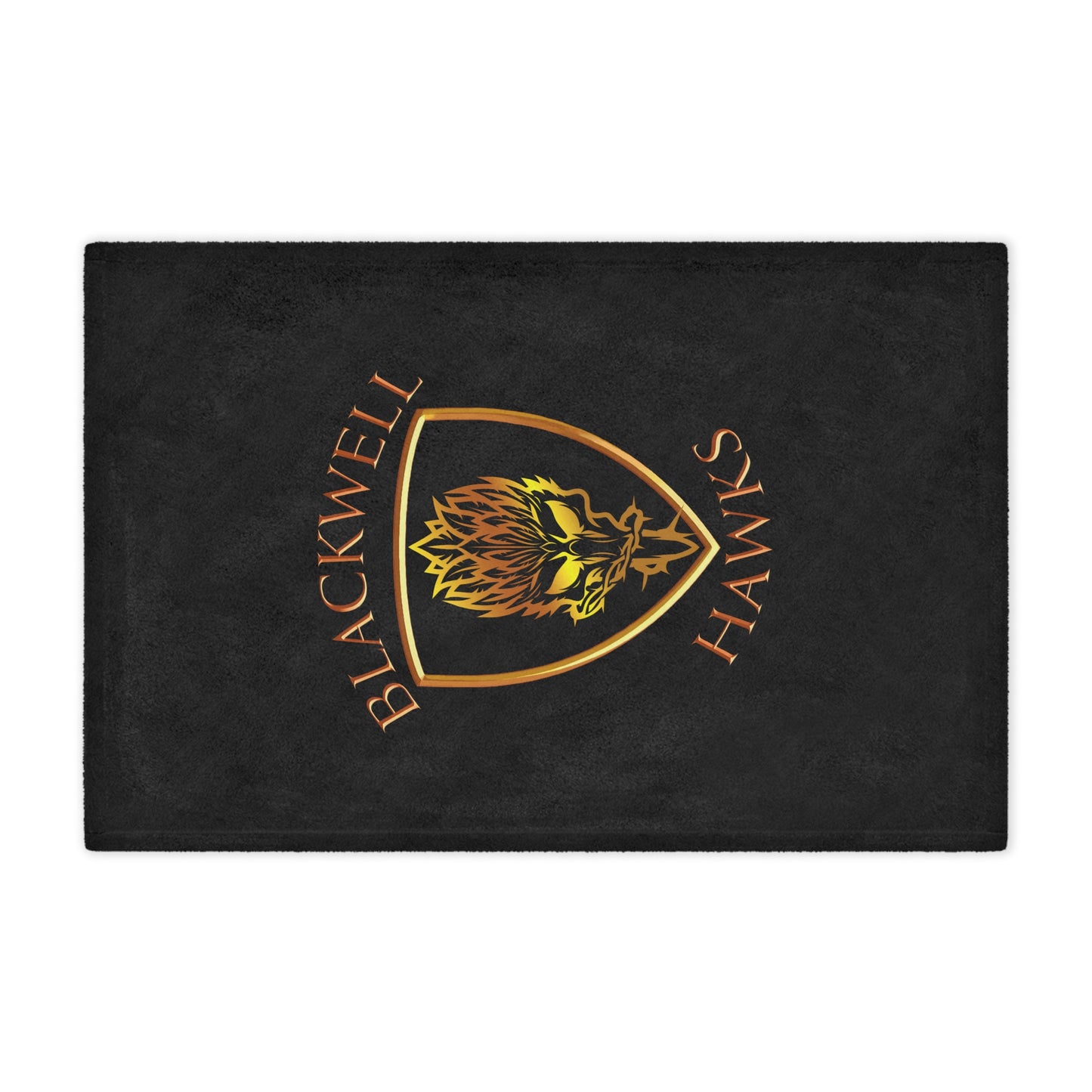 Blackwell Hawks Minky Blanket - Black
