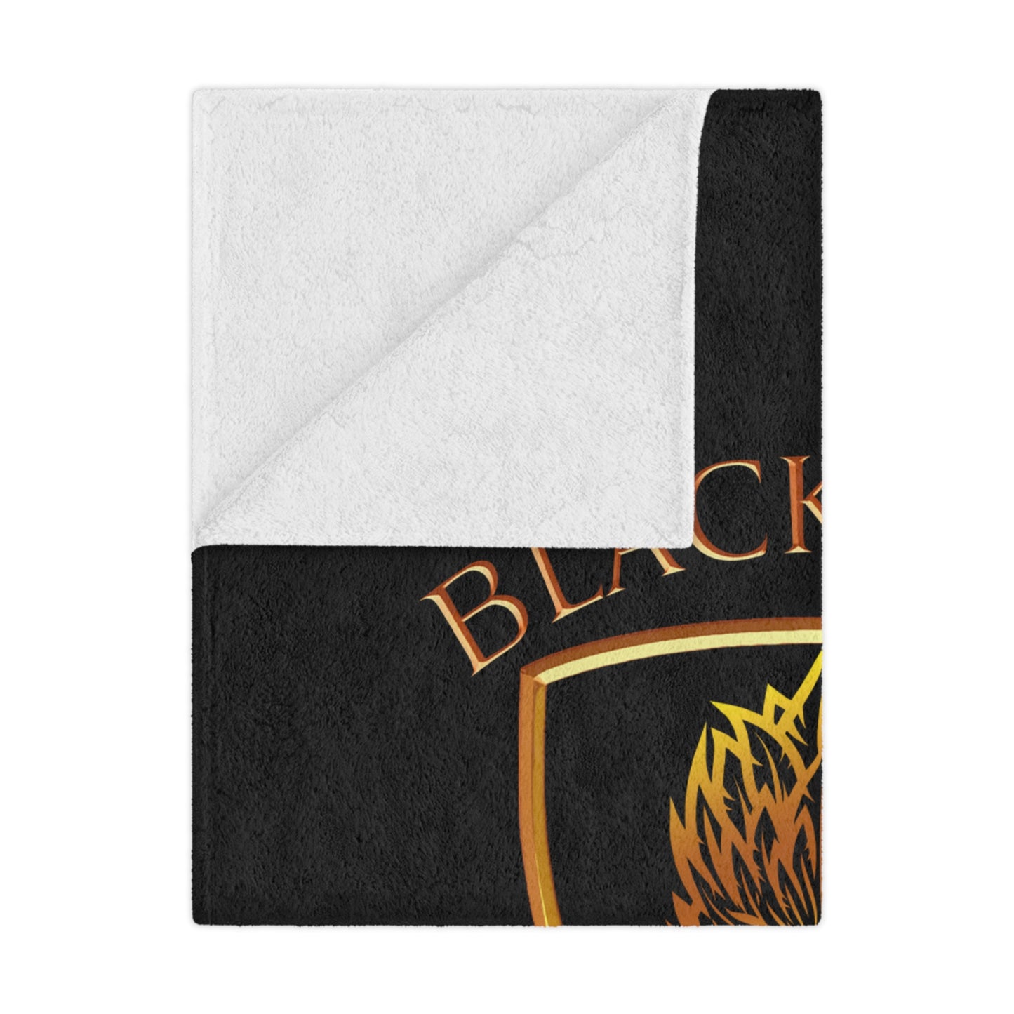Blackwell Hawks Minky Blanket - Black
