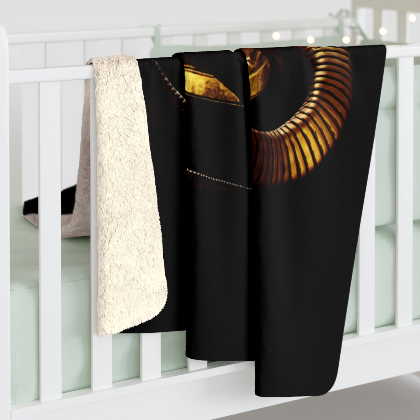 Kings Sherpa Fleece Blanket - Black
