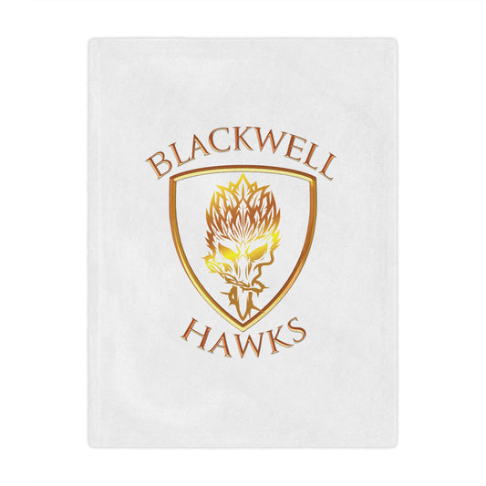 Blackwell Hawks Minky Blanket