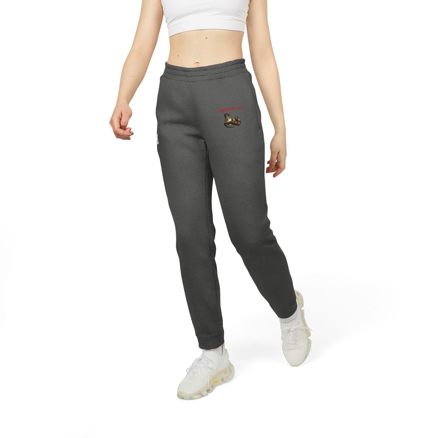 Property of the Kings Fleece Joggers -- Adidas, up to size 4XL!