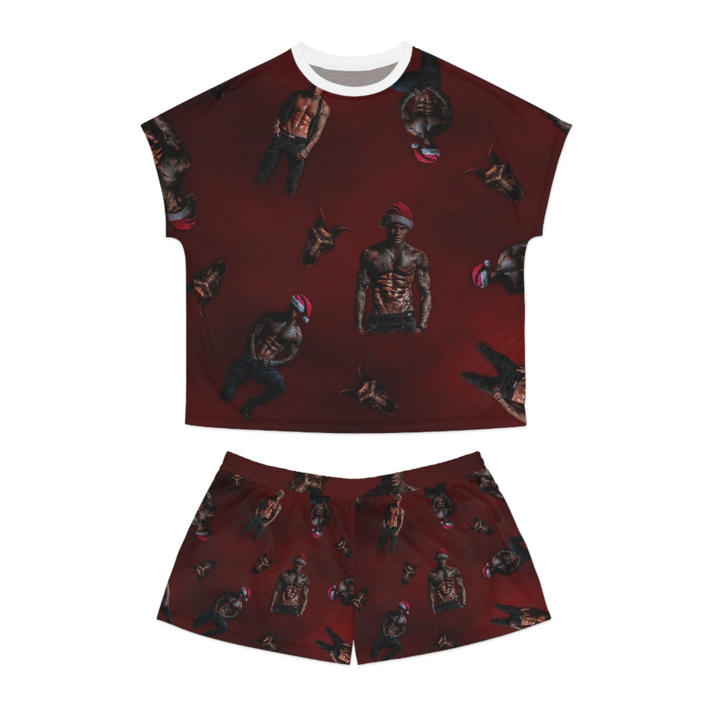 Santa Butchers Women's Short Pajama Set