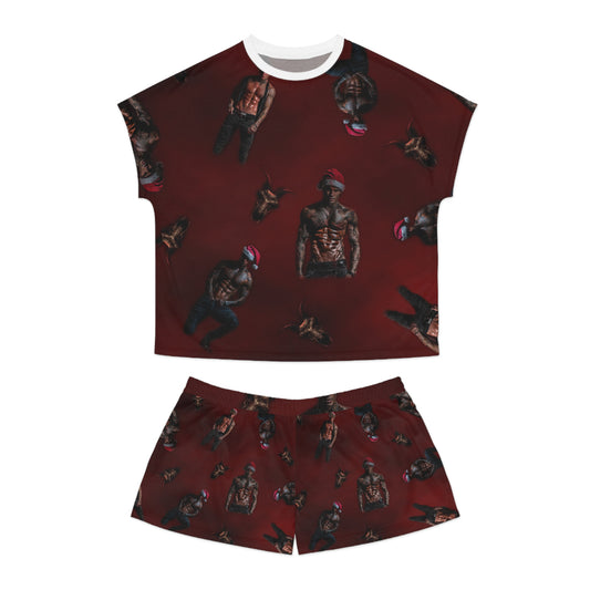 Santa Butchers Women's Short Pajama Set