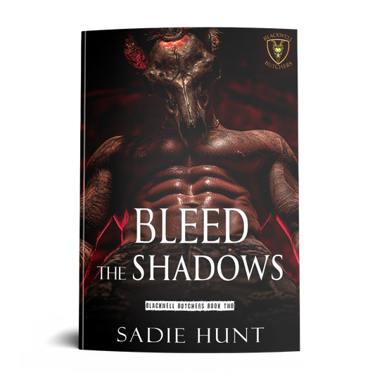 MASKED Bleed the Shadows: A Dark New Adult Romance (Blackwell Butchers Book 2) - SIGNED MASKED PAPERBACK