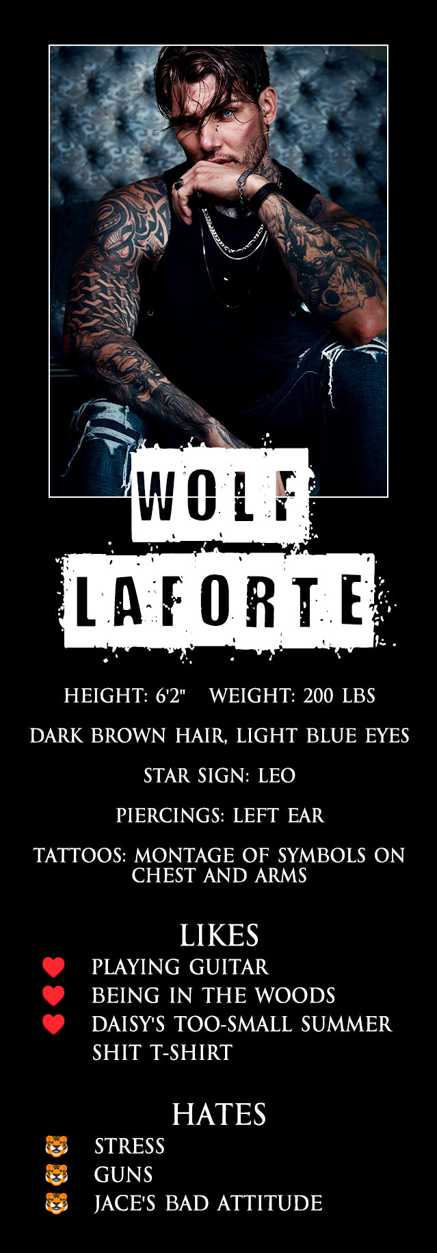 Beasts Bookmarks Set of 3: Wolf, Otis, and Jace