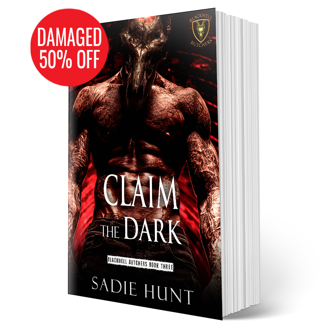 DAMAGED - MASKED Claim the Dark: A Dark New Adult Romance (Blackwell Butchers Book 3) - SIGNED MASKED PAPERBACK