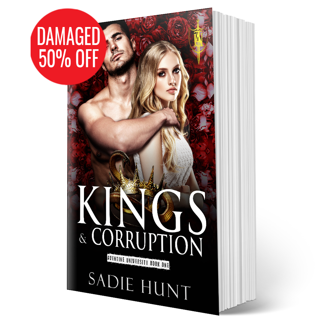 DAMAGED - Kings & Corruption: A Dark College Bully Romance (Aventine University Book 1) - SIGNED PAPERBACK