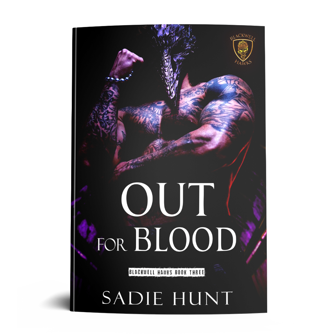 PRE-ORDER Masked Out for Blood (Blackwell Hawks Book 3) - SIGNED MASKED PAPERBACK