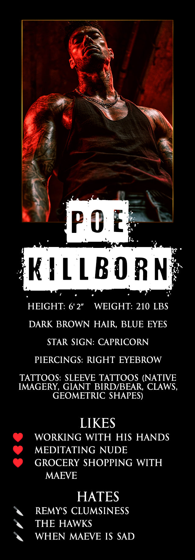 Butchers Bookmarks Set of 3: Poe, Remy, and Bram